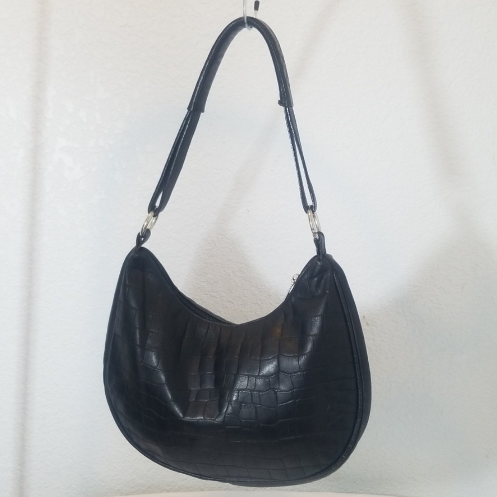 Maurizio Taiuti Shoulder Bag/Handbag/Leather/Black